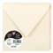 Clairefontaine 5438C - Packung mit 20 Umschläge Pollen, 140 x 140 mm, 120g, ideal für Einladungen und Korrespondenz, Elfenbein, 1 Pack