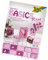 folia 46349 - Motivblock Basics rosa sortiert, 24 x 34 cm, 30 Blatt, 10 x Motivkarton, 10 x Motivpapier, 10 x Tonpapier, für vielfältige Bastelarbeiten