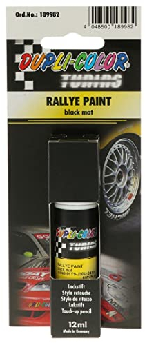 DUPLI-COLOR 189982 Rallye schwarz matt 12 ml