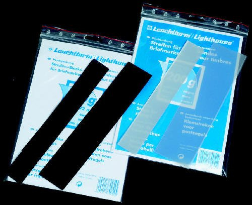 LEUCHTTURM KLEMMSTREIFEN SCHWARZ 200 GRAMM - Briefmarken für Sammler