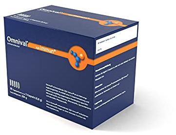 Kapseln - Omnival Immun, Vitamin Komplex für das Immunsystem, Orthomolekulares Nahrungsergänzungsmittel, Vitamine für Frauen & Männer, Mikronährstoffe Immunkur, mit Magnesium (30 Tage)