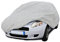 ECD Germany Ganzgarage Größe S 406 x 165 x 119 cm - 4 Lagig - Atmungsaktiv - Wasserdicht - Staubdicht mit UV Schutz - Autoabdeckung Vollgarage Autogarage Autoplane Autoabdeckplane