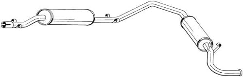 VEGAZ PGS-71 Endschalldämpfer Endtopf 1450mm