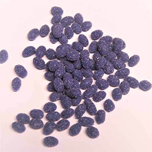 50g Lavendelblüten-'Kugeln' oval ca. 6-8mm, kristallisiert -