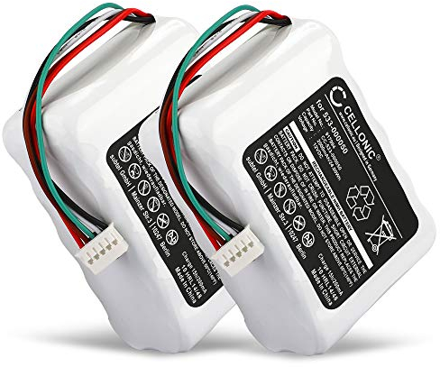 CELLONIC, Batterie pour Radio Compatible avec Logitech Squeezebox Radio, HRMR15/51, 533-000050 (12V, 2000mAh) 2 Pièces