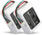 CELLONIC, Batterie pour Radio Compatible avec Logitech Squeezebox Radio, HRMR15/51, 533-000050 (12V, 2000mAh) 2 Pièces