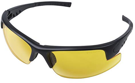 wolfcraft Bildschirmschutzbrille mit Bügeln I 4909000 I Schutz vor blauem Licht