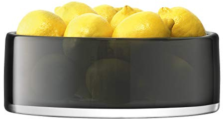 LSA International Stems Schale, Glas, Grey, Ø30cm