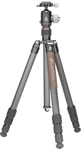 Leofoto - Urban - Carbon Tripod with Ball Head - Max. Height: 166 cm - Easy to Use - Ball Head rotates 360 degrees - LX-284CT + XB-38