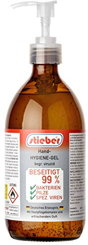 stieber® Handgel begr. viruzid Hände-Desinfektion (500 ml Profi-Spender)