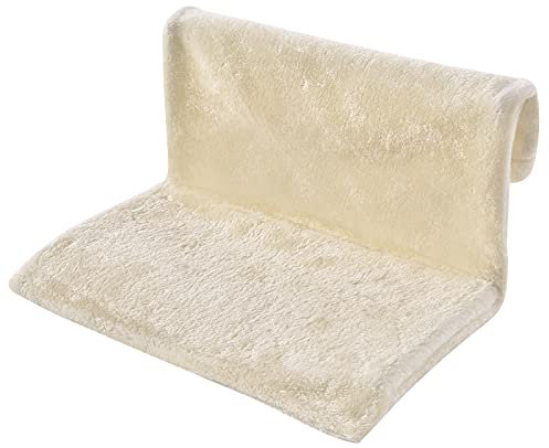 Rainberg Cat Dog Radiator Bed Warm Fleece Beds Basket Cradle Hammock, Keeps Pet Warm, Easy to install (Cream)