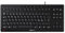 CHERRY STREAM KEYBOARD TKL, Kabelgebundene Tastatur ohne Nummernblock, Pan-Nordisches Layout (QWERTY), Leiser Tastenanschlag, Einzigartiges Tippgefühl, Schwarz