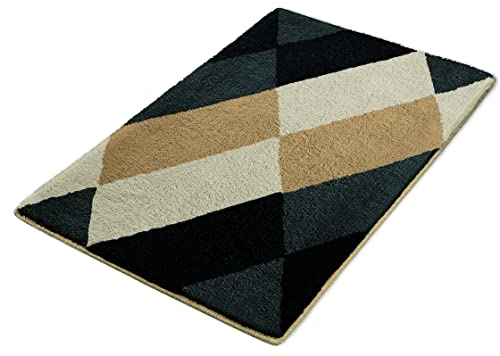 Kleine Wolke Badteppich Ayana, Farbe: Schwarz, Material: 100% Polyacryl, Größe: 60x100 cm