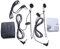 Asudaro Motorradhelm Walkie-Talkie, Motorrad Helm Headset 2-Wege Motorradhelm Kommunikation Walkie-Talkie Intercom Headset mit Mikrofon für Motorrad Fahrrad Universalhelm,Schwarz