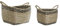 DKD Home Decor Körbe-Set, Standard