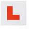 MagFlex® Magnetic Red 'L' Plates for Cars and Motorbikes - Pack of 2