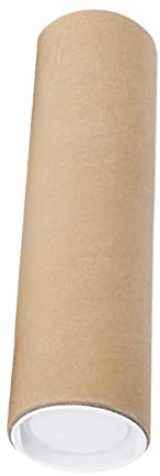 perfk Poster Tubes for Mailing Protector Tube Postal Tube Cardboard Packaging Long Cardboard for Blueprint Art Paintings Document Shipping, 40cm