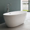 Mai & Mai Freistehende Badewanne Acryl Weiß 150x79x56 cm Oval Acryl-Standbadewanne inkl. Pop Up Ablaufgarnitur Vicenza599