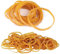 Elastic Bands Heavy Duty 100Pcs Thick rubber bands100x5mm Natural Strong Money Elastic Bands Wide Rubber Band Stationary Stretchable Bands for Home School Office Workshop Accessories,Yellow