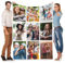 Kasofong Personalisierte Geschenke für Frauen, Personalisierte Decke mit Foto, Personalisierte Decken, Personalisierte Kuscheldecke, Personalisierte Geburtstagsgeschenk für Frauen