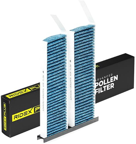 RIDEX PLUS Innenraumfilter 424I0629P Pollenfilter Aktivkohle Höhe: 20 Breite: 108 Länge: 238