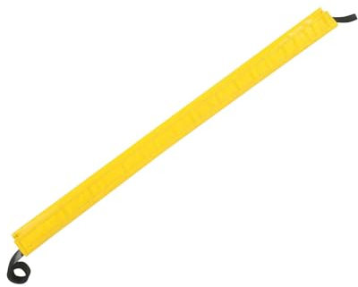 Sharplace Outdoor Climbing Rope Protector Rope Cover Accessories Gear Anti Wear Rope Sleeve Guard for Mountaineering Rappelling, Yellow 50cm
