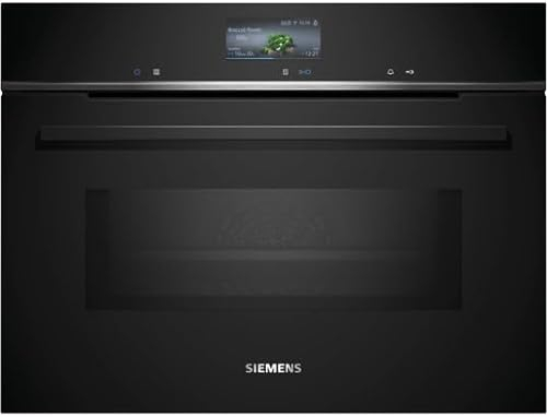 SIEMENS Four encastrable pyrolyse CM776G1B1, IQ700, Combiné compact
