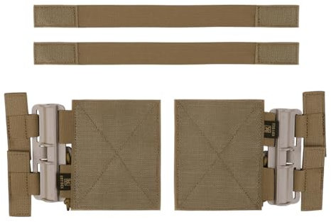 KRYDEX GEAR Tactical Vest Molle Quick Release Set, Quick Disconnect Cummerbund Adapters for JPC CPC NCP XPC 420 Vest (Coyote Brown)