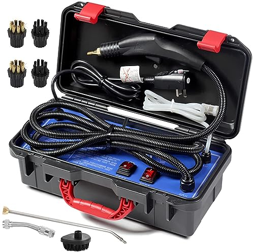 Miuxe Nettoyeur À Vapeur Portatif pour La Maison, Nettoyeur À Vapeur Portatif À Haute Température pour Le Nettoyage du Moteur, Nettoyeur À Vapeur sans Réservoir Et À Usage Intensif