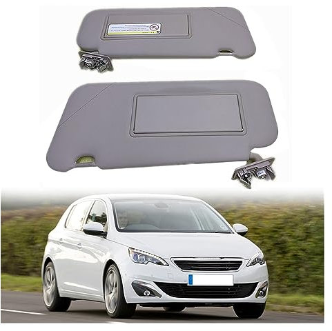 Visera Parasol del Lado del Conductor 8163EF Parasol para Ventana Delantera Derecha De Coche Parasol Parasol para Peu&geot 308 2011-2016 para 408 2010-2014