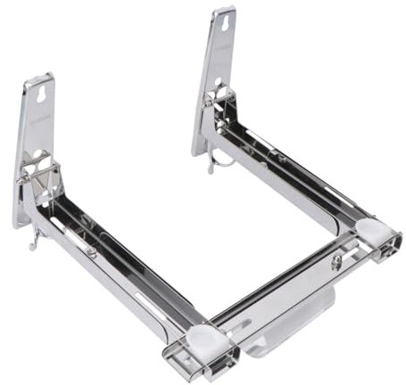 Amosfun Microwave Wall Shelf White Storage Rack Oven Holder Extendable Bracket Kitchen