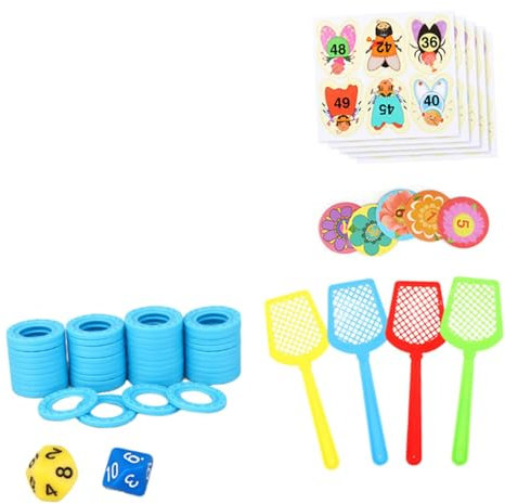 Sharplace Juegos de Cartas con números Juguetes con números Juego de Memoria Juegos Familiares para niños y niñas Juguetes de Fiesta para niños de 3 a 8 años