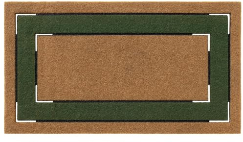 REDS - Zerbino SIDE, cm 50x90, superficie in cocco sintetico, fondo in gomma antiscivolo, superficie laserata e stampata, fori per scarico acqua, ideale anche per esterno