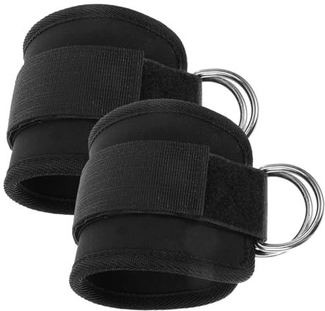 BESPORTBLE 2pcs Ankle Straps for Cable Machines Sports Ankle Strap Workout Buckle Design Leg Training Wrap