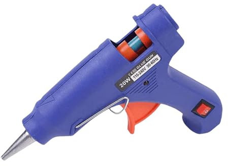 Pistolet a Colle Chaude, Pistolet à colle thermofusible 20W filaire pistolet à colle chaude pleine taille sans fuite de colle pistolets à température thermique électrique for bricolage artisanat Arts