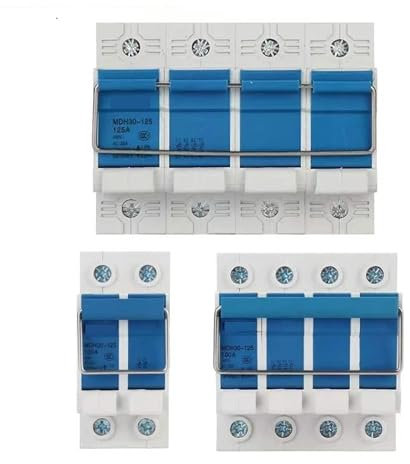 FGRDMUKP Disjoncteur photovoltaïque, Interrupteur d'isolement Manuel connecté au réseau, 2p 4p 63a 100a 125a, disjoncteur à Couteau, 1 pièce(25 V,4P)