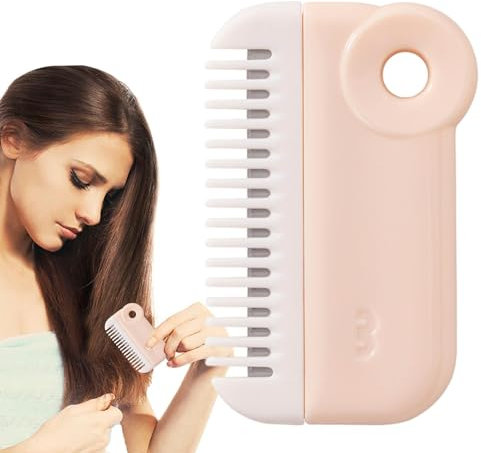 Cortapelos Con Puntas Abiertas | Herramienta Para Recortar El Cabello Y Recortar Las Puntas Abiertas - Herramienta De Corte De Pelo Con Accesorios De Peine, Cortapelos Manual Multifuncional Para Cabel
