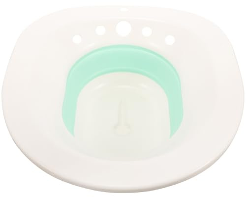 Faltbares Bidet Waschbecken für Toilettensitz und Kommode, Weiß
