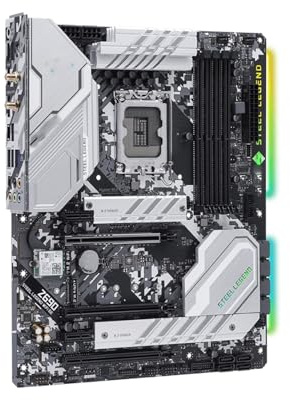 scheda madre Scheda madre Fit For ASRock Z690 STEEL LEGEND WIFI 6E LGA 1700 Supporta CPU i9-14900KF i7-12700K i5-12400F 4xDDR5 M.2 NVME HDMI ATX