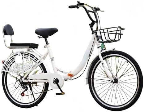 NIUSABOU Faltbares Fahrrad für Erwachsene mit Faltrad aus Kohlenstoffstahl, Mehrfarbig, 20–26 Zoll