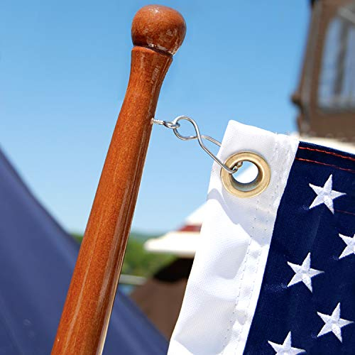 Taylor Made Products Flaggenmast aus Teakholz, 3,2 x 91,4 cm, 60754