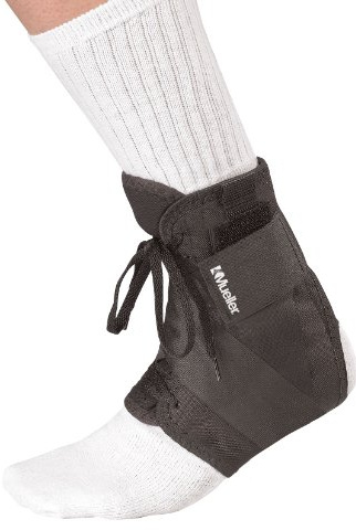 Mueller 4177-0 Tape Style Sprunggelenkbandage, größe XS, schwarz