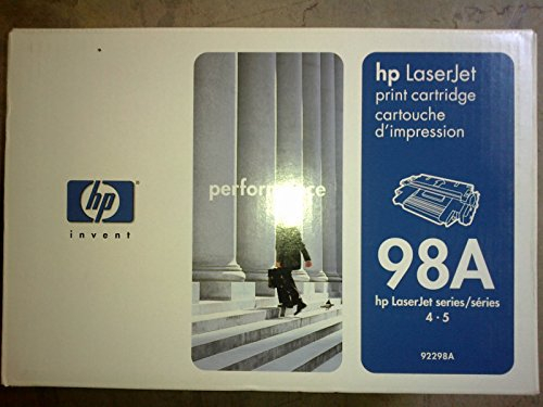 HP 98 A für Laserdrucker 6800páginas schwarz – Tonerpatrone (Patrone, schwarz, laser, LaserJet 4, 4 +, 4 m, 4 m +, 5, 5 m, 5 N, 10 – 32.5 °C, 10 – 80%)