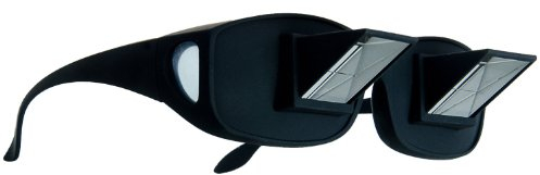 KOBERT GOODS Prisma-Brille 90 Grad Blickwinkel-Funktion ermöglicht das Bequeme Lesen und Fernsehen im liegen Horizontale Sicht ohne Stärke für Entspannte Positionen im Bett und Sofa Lazy Readers