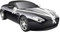Chaks Kit Déco Voiture 5 pièces, Blanc