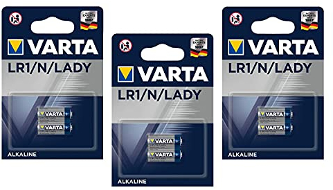 VARTA Set di 3 blister da 2 batterie alcaline Professional Electronics Lady / N / LR1