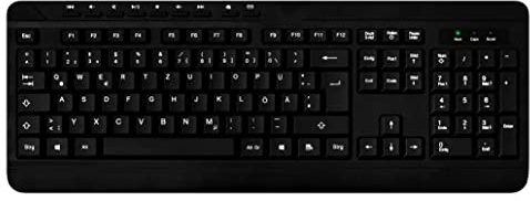 MediaRange MROS102 Multimedia keyboard QWERTZ with cable black