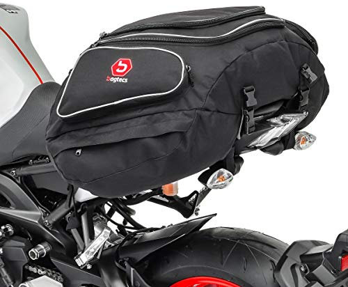 Motorrad Hecktasche für Aprilia Dorsoduro 750 Gepäck-Tasche Motoroller Motorradgepäck für sozius hinten schwarz