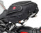 Motorrad Hecktasche für Aprilia Dorsoduro 750 Gepäck-Tasche Motoroller Motorradgepäck für sozius hinten schwarz