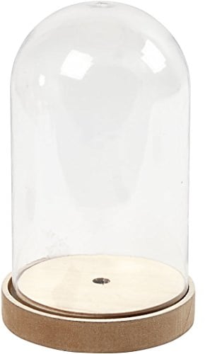 Creativ 52163 Cloche sur support en bois 18 x 11 cm